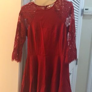 B.B. Dakota red dress
